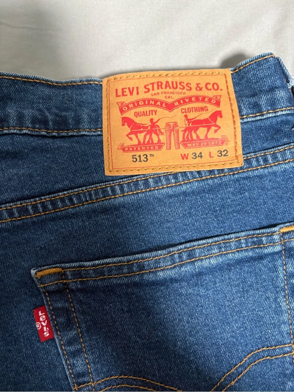 Levi's Men's Classic Blue Straight-Leg Jeans